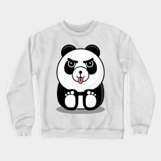 Baby Panda cute tongue out Crewneck Sweatshirt